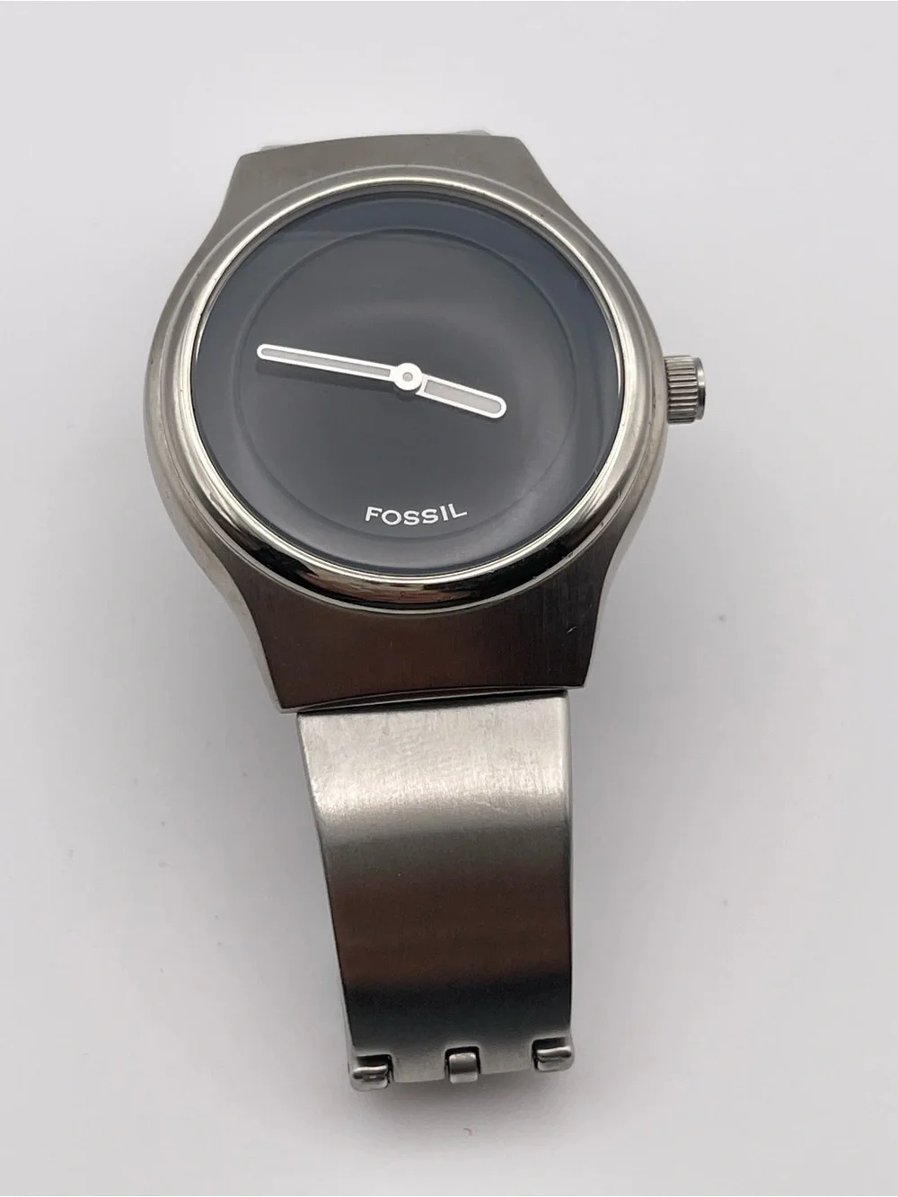Vintage Fossil Big Tic watch stainless steel